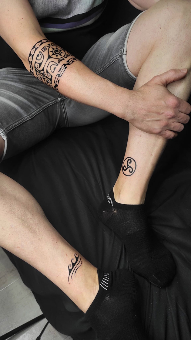 Tres tatuajes